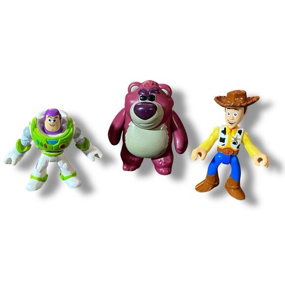 Disney/Pixar Other - Disney Pixar Toy Story Buzz Lightyear, Woody & Lotso Imaginext Action Figures